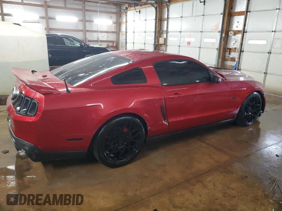 2011 Ford Mustang GT with VIN 1ZVBP8CF3B5143451, listed as a Copart auction lot 87134304 with 136,411 mi miles and Salvage Title. Bid and sale history available at carsss.com. Image 3.
