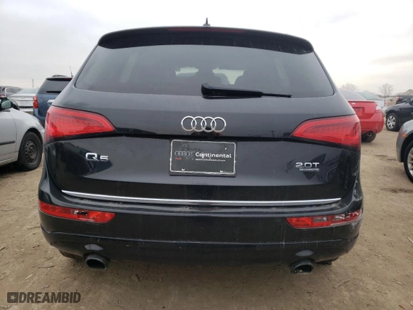 2016 Audi Q5 Premium Plus with VIN WA1L2AFP7GA004112, listed as a Copart auction lot 82960133 with 68,619 mi miles and Salvage Title. Bid and sale history available at carsss.com. Image 6.