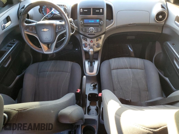 2012 Chevrolet Sonic LT with VIN 1G1JC6SB4C4221295, listed as a Copart auction lot 81294604 with 158,597 mi miles and Salvage title. Bid and sale history available at DreamBid. Image 8.