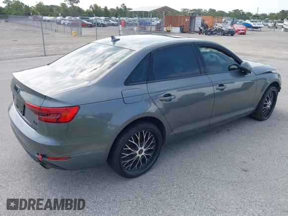 2017 Audi A4 Premium z VIN WAUGNAF42HA025565, wystawiony jako IAAI lot #38943168 z przebiegiem 103 953 mil mil oraz . Historia ofert i sprzedaży dostępna na DreamBid. Obrazek 4.