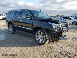 2019 Cadillac Escalade Premium Luxury with VIN 1GYS4CKJ6KR109737, listed as a Copart auction lot 85666414 with 77,037 mi miles and Salvage Title. Bid and sale history available at carsss.com. Image 4.