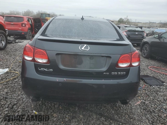 2010 Lexus GS 350 z VIN JTHCE1KS0A0027640, wystawiony jako Copart lot #46295795 z przebiegiem 163 178 mil mil oraz Szkoda całkowita • Salvage title. Historia ofert i sprzedaży dostępna na DreamBid. Obrazek 6.
