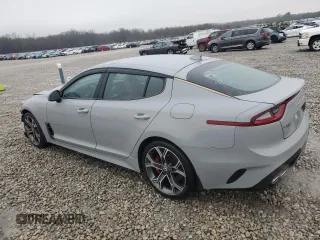 2021 Kia Stinger GT with VIN KNAE35LC3M6097243, listed as a Copart auction lot 44968825 with 79,066 mi miles and Salvage Title. Bid and sale history available at DreamBid. Image 2.