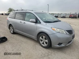 2012 Toyota Sienna LE AAS with VIN 5TDKK3DC8CS183853, listed as a Copart auction lot 51315015 with 178,193 mi miles and Salvage Title. Bid and sale history available at carsss.com. Image 4.