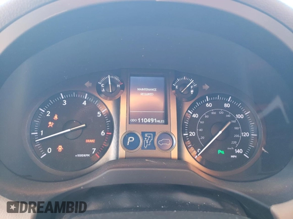 2013 Lexus GX 460 with VIN JTJBM7FX6D5055679, listed as a Copart auction lot 42048255 with 110,491 mi miles and Salvage title. Bid and sale history available at DreamBid. Image 9.
