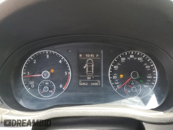 2014 Volkswagen Passat SE z VIN 1VWBN7A30EC078471, wystawiony jako Copart lot #60243135 z przebiegiem 96 862 mil mil oraz Szkoda całkowita • Salvage title. Historia ofert i sprzedaży dostępna na DreamBid. Obrazek 9.