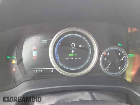 2019 Lexus RX with VIN 2T2BGMCA1KC032802, listed as a Copart auction lot 44611145 with 101,391 mi miles and Salvage Title. Bid and sale history available at carsss.com. Image 9.