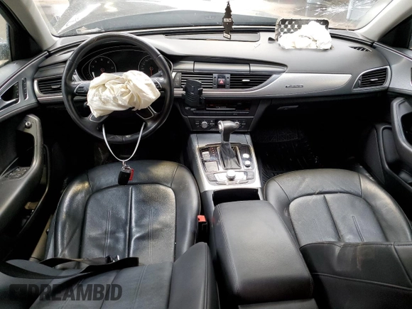 2015 Audi A6 with VIN WAUFFCFC9FN017044, listed as a Copart auction lot 51553694 with 181,733 mi miles and Salvage title. Bid and sale history available at DreamBid. Image 8.