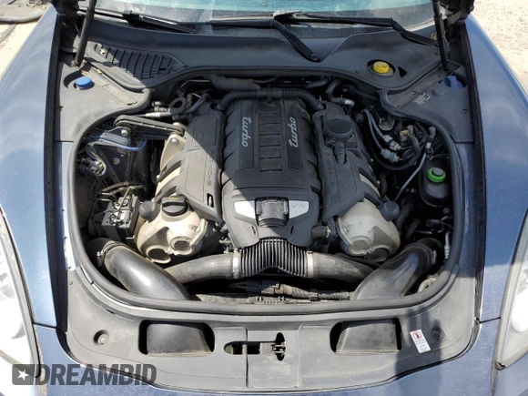 2010 Porsche Panamera Turbo with VIN WP0AC2A70AL090897, listed as a Copart auction lot 60986335 with 120,334 mi miles and Salvage title. Bid and sale history available at DreamBid. Image 11.