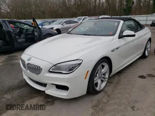 2018 BMW 6 Series 650i with VIN WBA6F5C55JD997243, listed as a Copart auction lot 69576782 with 0 mi miles. Bid and sale history available at carsss.com. Image 1.