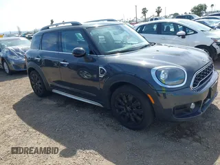 2019 MINI Countryman Cooper S with VIN WMZYT3C54K3E97707, listed as a IAAI auction lot 41882818 with 51,567 mi miles and . Bid and sale history available at DreamBid. Image 1.