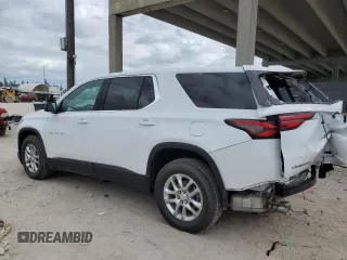 2023 Chevrolet Traverse LS z VIN 1GNERFKW3PJ256533, wystawiony jako Copart lot #81141984 z przebiegiem 12 213 mil mil oraz Szkoda całkowita • Salvage title. Historia ofert i sprzedaży dostępna na DreamBid. Obrazek 2.