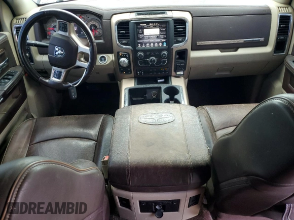 2015 Ram 1500 Laramie Longhorn with VIN 1C6RR7PM5FS737388, listed as a Copart auction lot 52077005 with 194,361 mi miles and Salvage title. Bid and sale history available at DreamBid. Image 8.