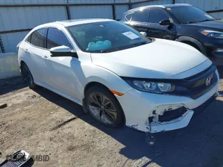 2017 Honda Civic Hatchback EX with VIN SHHFK7H56HU233857, listed as a IAAI auction lot 41490851 with 128,754 mi miles. Bid and sale history available at carsss.com. Image 1.