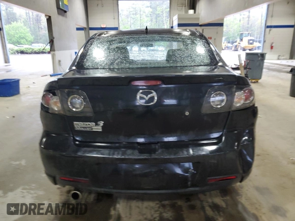 2008 Mazda 3 i Touring with VIN JM1BK32F281796374, listed as a Copart auction lot 52817735 with 216,432 mi miles and Salvage Title. Bid and sale history available at carsss.com. Image 6.