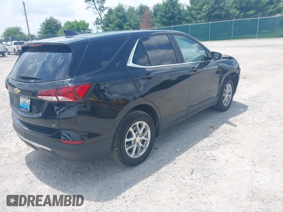 2023 Chevrolet Equinox LT with VIN 3GNAXJEG2PL215136, listed as a IAAI auction lot 42410962 with 61,490 mi miles and . Bid and sale history available at DreamBid. Image 4.