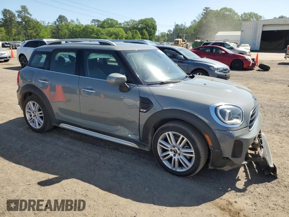 2022 MINI Countryman Oxford Edition with VIN WMZ23BR02N3N61756, listed as a Copart auction lot 52310665 with 85,638 mi miles and Salvage Title. Bid and sale history available at DreamBid. Image 4.