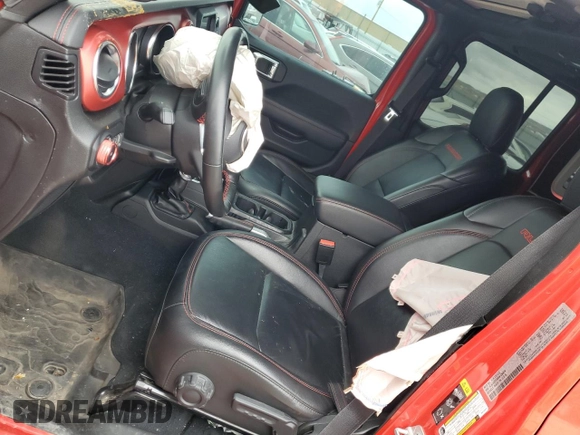 2022 Jeep Wrangler Unlimited Rubicon with VIN 1C4JJXFG9NW126974, listed as a Copart auction lot 88330725 with Not provided miles and Salvage title. Bid and sale history available at DreamBid. Image 7.