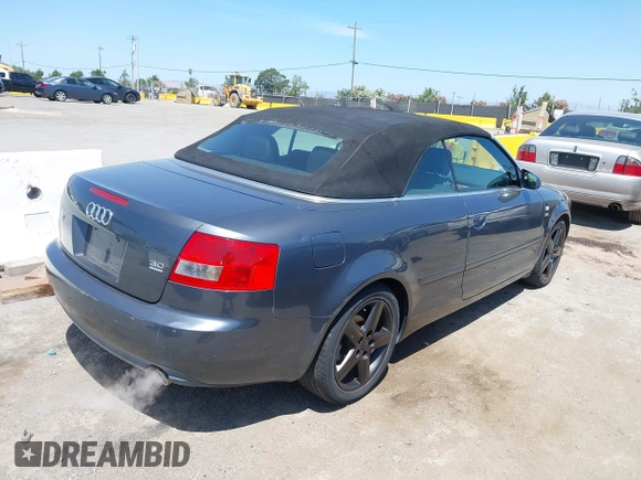 2004 Audi A4 3.0L с VIN WAUDT48H14K012269, выставлен на аукционе IAAI как лот 42397198 с пробегом 104 606 миль миль и . История ставок и продаж доступна на DreamBid. Изображение 4.