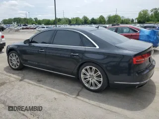2015 Audi A8 4.0T z VIN WAU32AFD8FN001493, wystawiony jako Copart lot #57394315 z przebiegiem 120 464 mil mil oraz Szkoda całkowita • Salvage title. Historia ofert i sprzedaży dostępna na DreamBid. Obrazek 2.