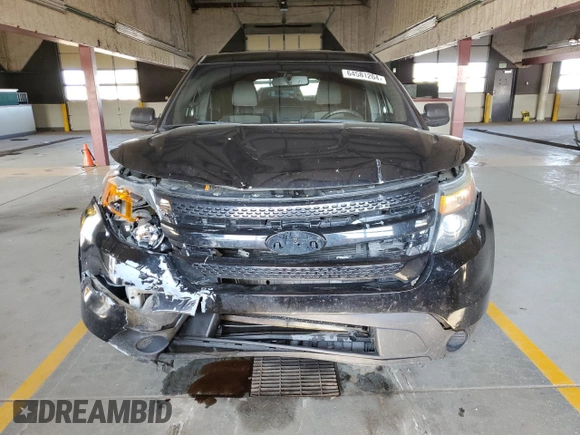 2013 Ford Utility Police Interceptor with VIN 1FM5K8ARXDGB28458, listed as a Copart auction lot 64581204 with 175,592 mi miles and Salvage Title. Bid and sale history available at carsss.com. Image 5.