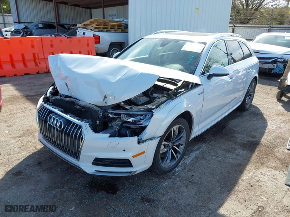 2018 Audi A4 allroad Premium Plus with VIN WA18NAF41JA024706, listed as a IAAI auction lot 41921127 with 76,719 mi miles. Bid and sale history available at carsss.com. Image 17.