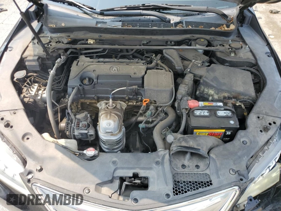 2015 Acura TLX with VIN 19UUB1F36FA023029, listed as a Copart auction lot 58912725 with 96,677 mi miles and Salvage title. Bid and sale history available at DreamBid. Image 11.