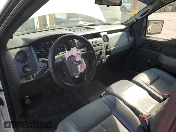 2013 Ford F-150 XL with VIN 1FTNF1CF9DKG47176, listed as a Copart auction lot 48977555 with 140,258 mi miles and Salvage Title. Bid and sale history available at carsss.com. Image 8.