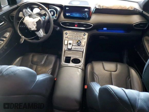 2021 Hyundai Santa Fe Calligraphy with VIN 5NMS5DAL0MH364340, listed as a Copart auction lot 44924695 with 48,324 mi miles and Salvage title. Bid and sale history available at DreamBid. Image 8.