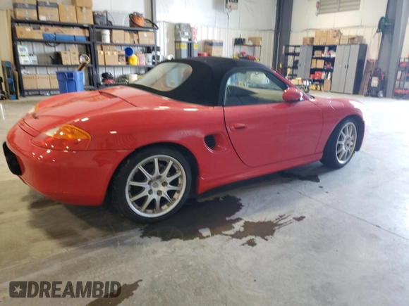 2000 Porsche Boxster with VIN WP0CA2983YU628198, listed as a Copart auction lot 64008695 with 162,417 mi miles and Clean title. Bid and sale history available at DreamBid. Image 3.
