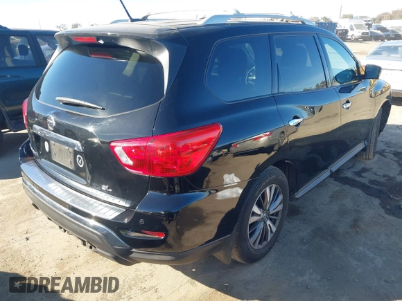 2017 Nissan Pathfinder SV with VIN 5N1DR2MN1HC630141, listed as a IAAI auction lot 41376712 with 75,133 mi miles and . Bid and sale history available at DreamBid. Image 4.