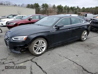 2019 Audi A5 Sportback Premium with VIN WAUANCF52KA051682, listed as a Copart auction lot 52384235 with 100,019 mi miles and Salvage title. Bid and sale history available at DreamBid. Image 1.