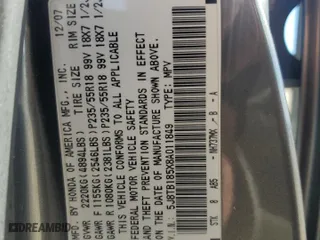 2008 Acura RDX Tech Pkg with VIN 5J8TB185X8A011849, listed as a Copart auction lot 49455555 with 235,705 mi miles and Salvage Title. Bid and sale history available at carsss.com. Image 14.