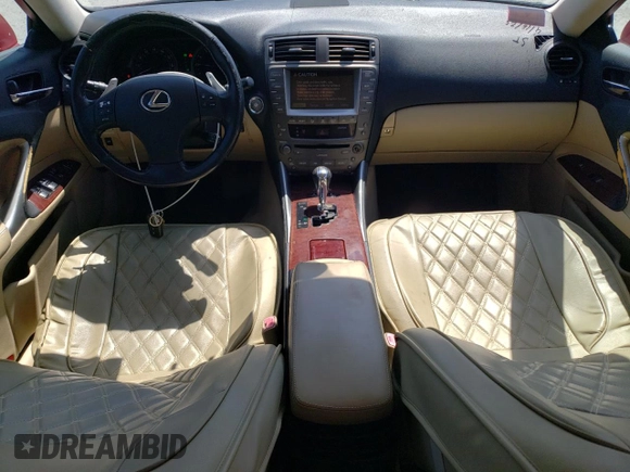 2007 Lexus IS 250 with VIN JTHCK262572010466, listed as a Copart auction lot 54299585 with 182,238 mi miles and Clean Title. Bid and sale history available at carsss.com. Image 8.