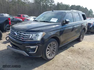 2019 Ford Expedition Limited with VIN 1FMJU1KT5KEA42669, listed as a IAAI auction lot 41649675 with 1 mi miles. Bid and sale history available at carsss.com. Image 2.