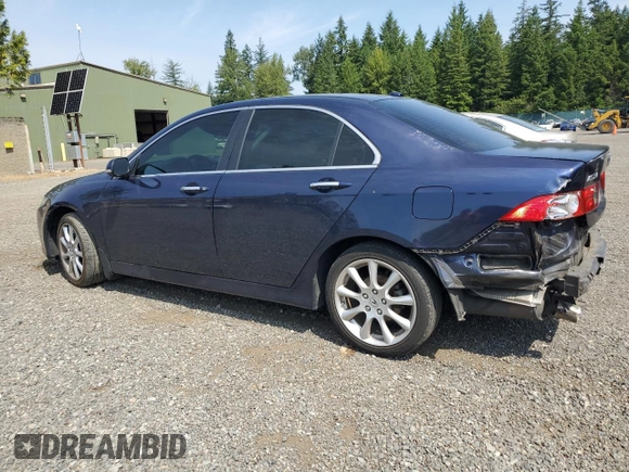 2008 Acura TSX Nav with VIN JH4CL96948C014975, listed as a Copart auction lot 61224325 with 140,429 mi miles and Salvage title. Bid and sale history available at DreamBid. Image 2.
