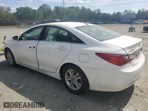 2013 Hyundai Sonata GLS with VIN 5NPEB4AC1DH803019, listed as a Copart auction lot 54192145 with 166,456 mi miles and Salvage Title. Bid and sale history available at carsss.com. Image 2.