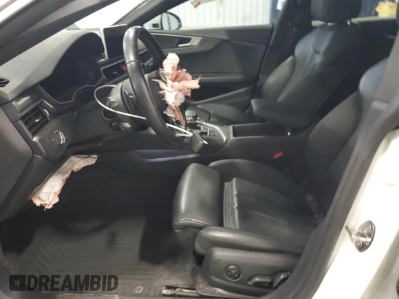 2019 Audi A5 Sportback Premium Plus with VIN WAUENCF50KA085959, listed as a Copart auction lot 49964385 with 84,310 mi miles and Salvage Title. Bid and sale history available at carsss.com. Image 7.