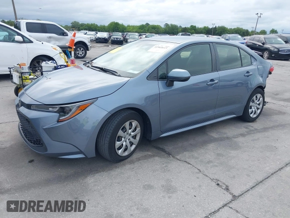 2022 Toyota Corolla LE with VIN JTDEPMAE0N3002968, listed as a IAAI auction lot 41964613 with 33,152 mi miles. Bid and sale history available at carsss.com. Image 2.