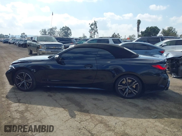 2023 BMW 4 Series M440i with VIN WBA53AT09PCL49954, listed as a IAAI auction lot 41478951 with 27,105 mi miles and . Bid and sale history available at DreamBid. Image 15.