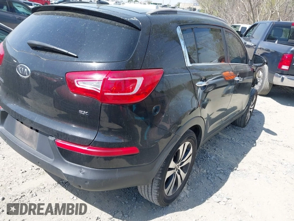 2011 Kia Sportage EX with VIN KNDPC3A27B7105474, listed as a IAAI auction lot 41916960 with 252,606 mi miles. Bid and sale history available at carsss.com. Image 4.