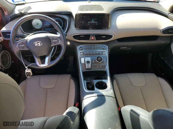 2023 Hyundai Santa Fe SEL with VIN 5NMS34AJ4PH596481, listed as a Copart auction lot 43312605 with 18,037 mi miles and Salvage Title. Bid and sale history available at carsss.com. Image 8.