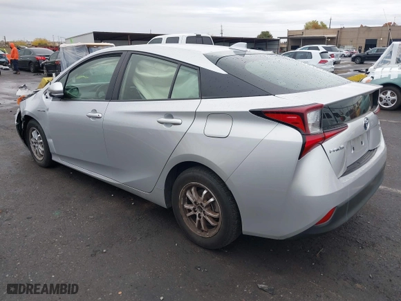 2022 Toyota Prius L Eco with VIN JTDKAMFU0N3175104, listed as a IAAI auction lot 40873671 with 1 mi miles. Bid and sale history available at carsss.com. Image 3.
