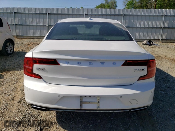 2020 Volvo S90 R-Design with VIN LVYA22MT2LP154745, listed as a Copart auction lot 49153043 with 23,451 mi miles. Bid and sale history available at carsss.com. Image 6.