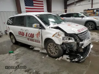 2015 Chrysler Town & Country Limited Platinum with VIN 2C4RC1GG7FR617711, listed as a Copart auction lot 85091014 with 0 mi miles and Salvage Title. Bid and sale history available at carsss.com. Image 4.