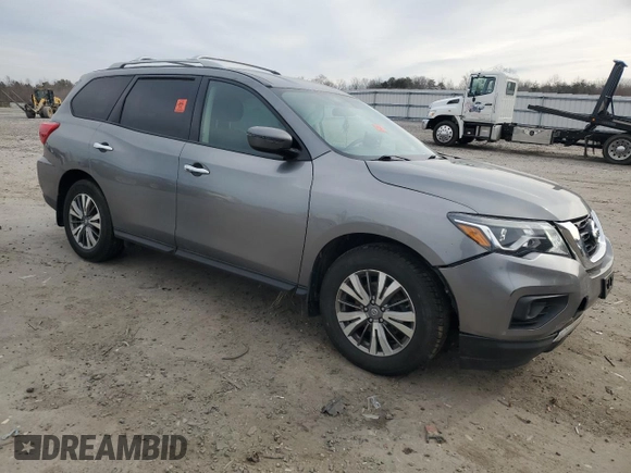 2020 Nissan Pathfinder S with VIN 5N1DR2AM5LC640529, listed as a Copart auction lot 45273575 with 114,219 mi miles and Salvage title. Bid and sale history available at DreamBid. Image 4.