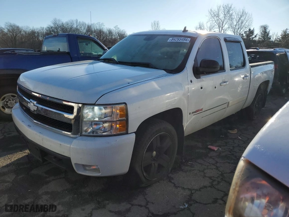 2008 Chevrolet Silverado 1500 LTZ with VIN 2GCEK13Y381187354, listed as a Copart auction lot 84293494 with 112,771 mi miles and Salvage Title. Bid and sale history available at carsss.com. Image 1.