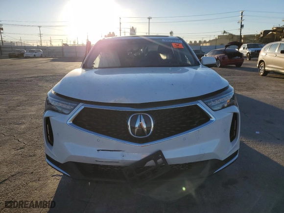 2023 Acura RDX w/Technology Package with VIN 5J8TC1H57PL001571, listed as a Copart auction lot 85279574 with 20,598 mi miles and Salvage Title. Bid and sale history available at carsss.com. Image 5.
