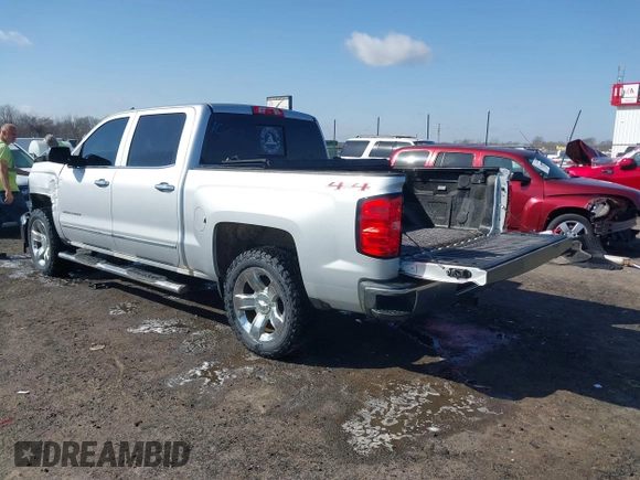 2015 Chevrolet Silverado 1500 LTZ with VIN 3GCUKSEC3FG429454, listed as a IAAI auction lot 41763577 with 134,503 mi miles. Bid and sale history available at carsss.com. Image 3.