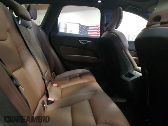 2023 Volvo XC60 Plus Bright Theme with VIN YV4L12RN3P1323237, listed as a Copart auction lot 45478745 with 16,592 mi miles and Salvage Title. Bid and sale history available at carsss.com. Image 11.